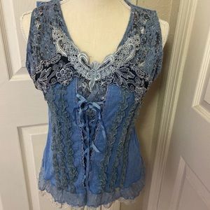 Pretty Angel boho top size small